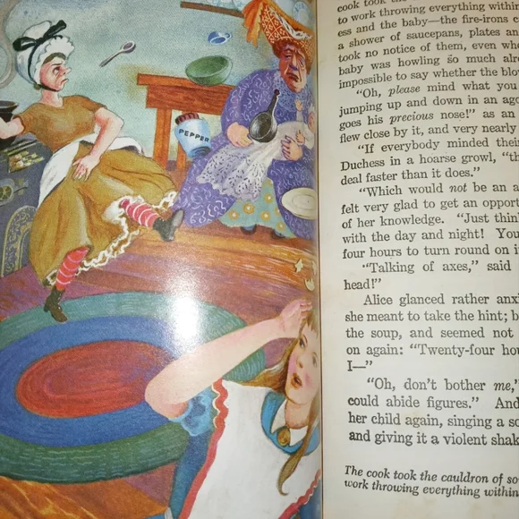 Alice In Wonderland Bag & Book Bundle - Picture 7 of 14